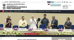 Desktop Screenshot of darpg.gov.in